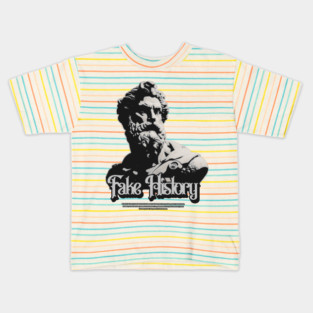 Fake History - 3D Printed Statues Kids T-Shirt