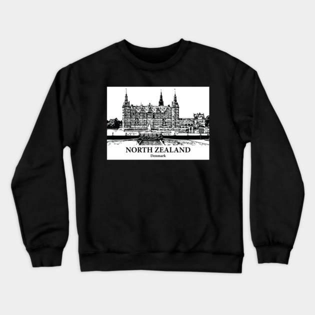 North Zealand - Denmark Crewneck Sweatshirt by Lakeric