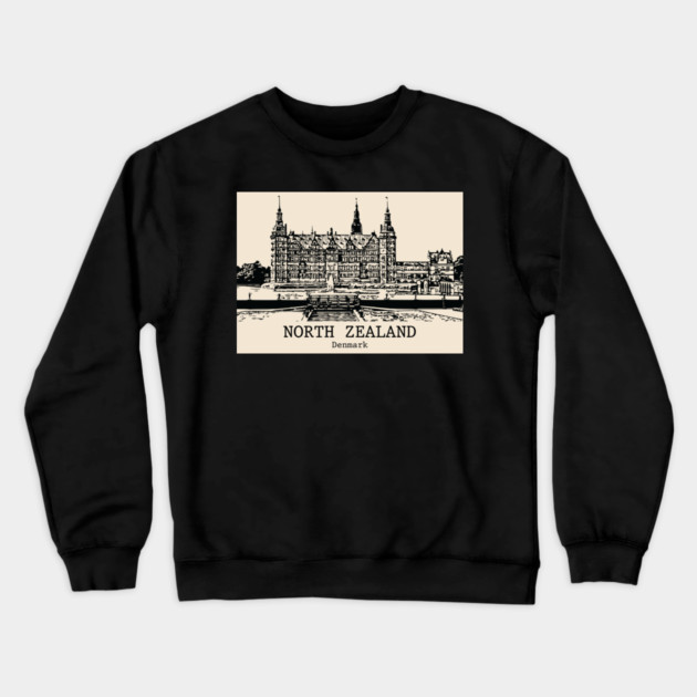 North Zealand - Denmark Crewneck Sweatshirt by Lakeric