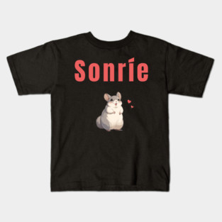 Adorable Chinchilla animal lover design Kids T-Shirt