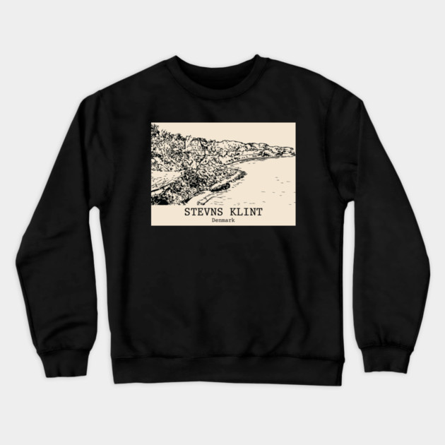 Stevns Klint - Denmark Crewneck Sweatshirt by Lakeric