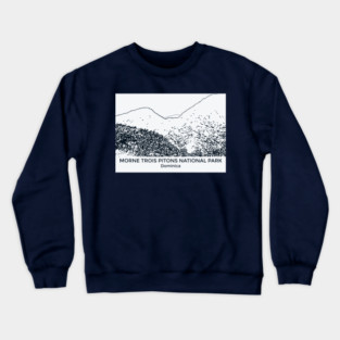 Morne Trois Pitons National Park - Dominica Crewneck Sweatshirt