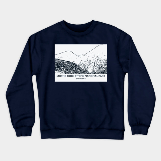 Morne Trois Pitons National Park - Dominica Crewneck Sweatshirt by Lakeric