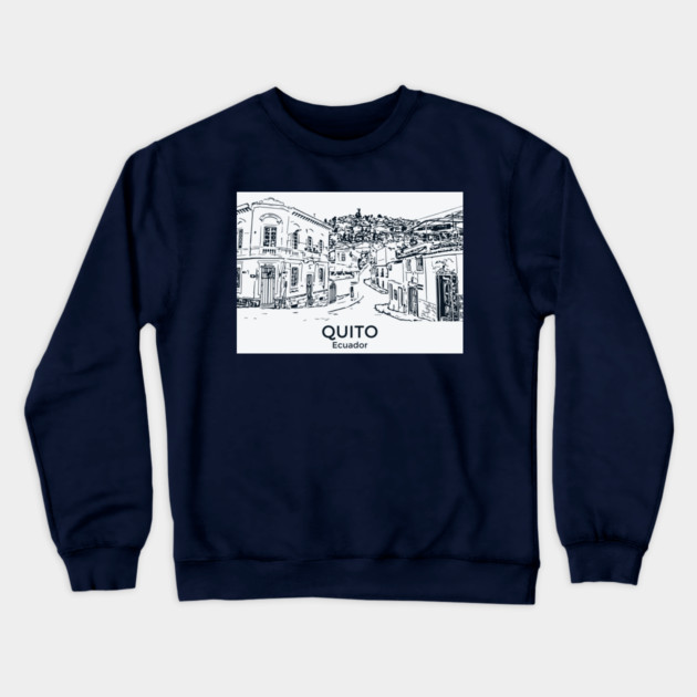 Quito - Ecuador Crewneck Sweatshirt by Lakeric