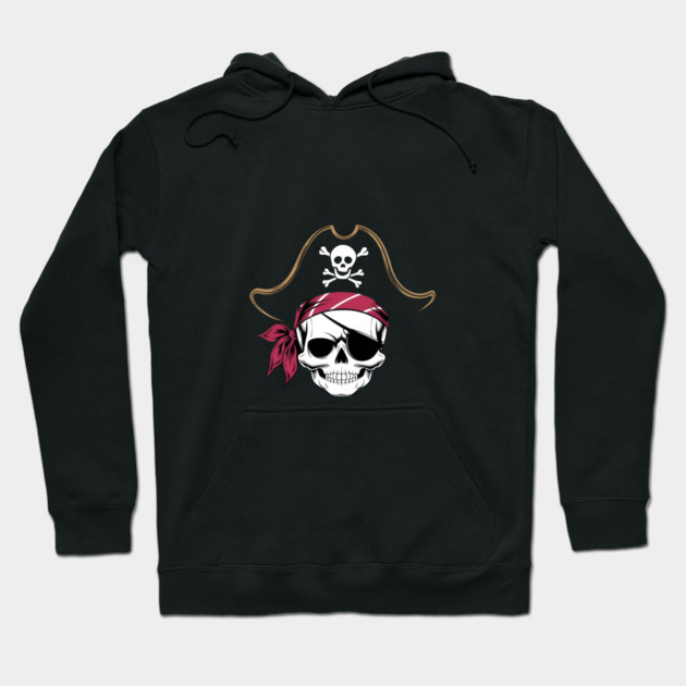 The Skull of the High Seas Hoodie by animegirlnft