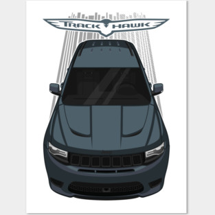 Jeep Grand Cherokee Trackhawk - Slate Blue Posters and Art