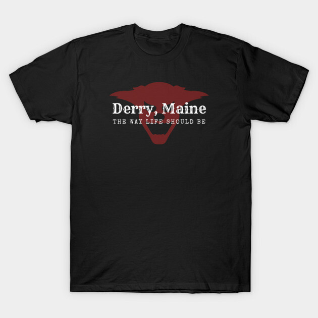 Derry, Maine T-Shirt by Low Life Shirts
