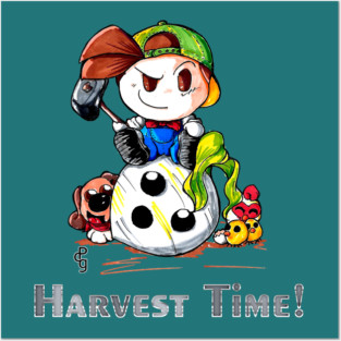 It's Havest Time! Posters and Art
