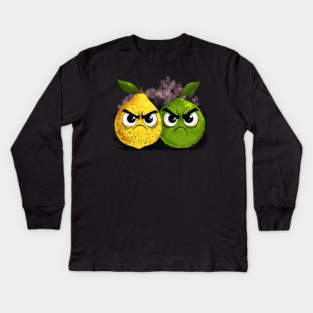 Grumpy Lemon Grumpy Lime Kids Long Sleeve T-Shirt