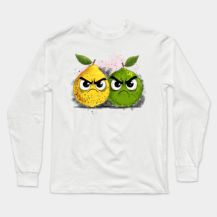 Grumpy Lemon Grumpy Lime Long Sleeve T-Shirt