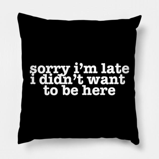 Introvert Shirt Pillow by Low Life Shirts