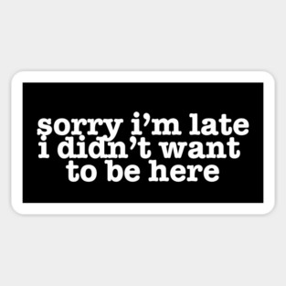 Introvert Shirt Sticker