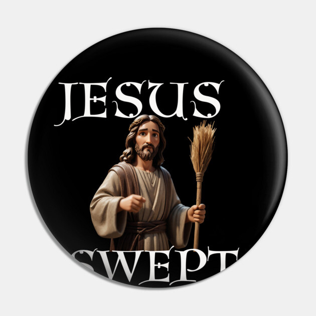 Jesus Wept Pin by Low Life Shirts