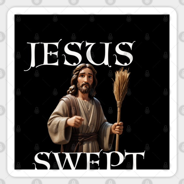 Jesus Wept Sticker by Low Life Shirts