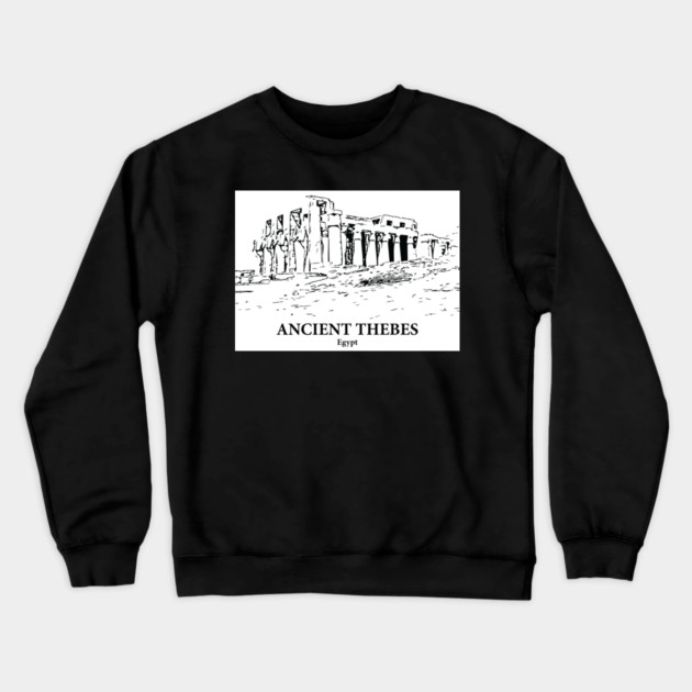 Ancient Thebes - Egypt Crewneck Sweatshirt by Lakeric