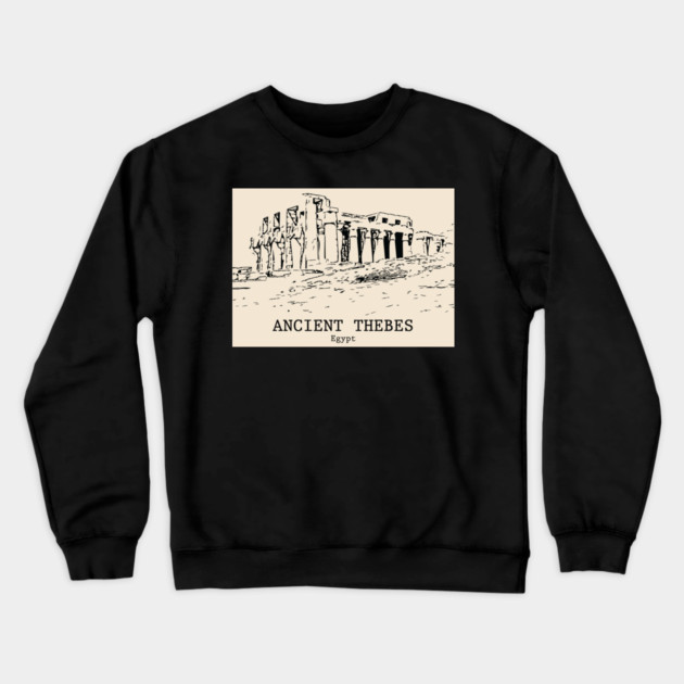 Ancient Thebes - Egypt Crewneck Sweatshirt by Lakeric