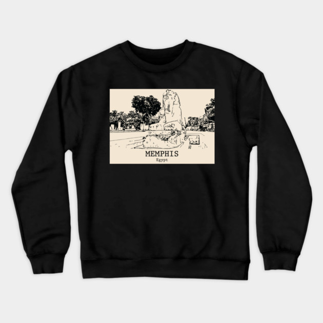 Memphis - Egypt Crewneck Sweatshirt by Lakeric