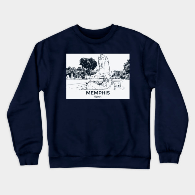 Memphis - Egypt Crewneck Sweatshirt by Lakeric