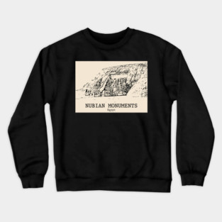 Nubian Monuments - Egypt Crewneck Sweatshirt
