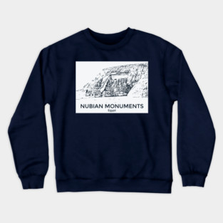 Nubian Monuments - Egypt Crewneck Sweatshirt