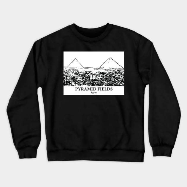 Pyramid Fields - Egypt Crewneck Sweatshirt by Lakeric