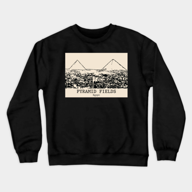 Pyramid Fields - Egypt Crewneck Sweatshirt by Lakeric