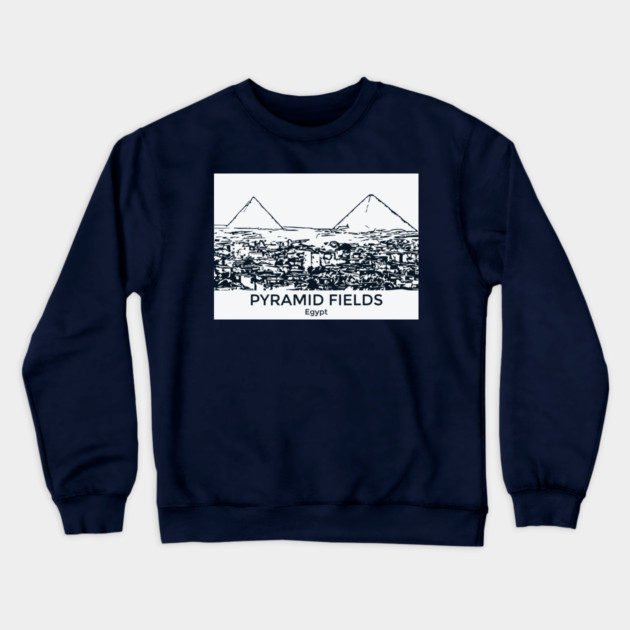 Pyramid Fields - Egypt Crewneck Sweatshirt by Lakeric