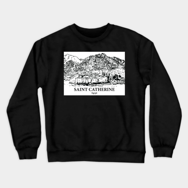 Saint Catherine - Egypt Crewneck Sweatshirt by Lakeric