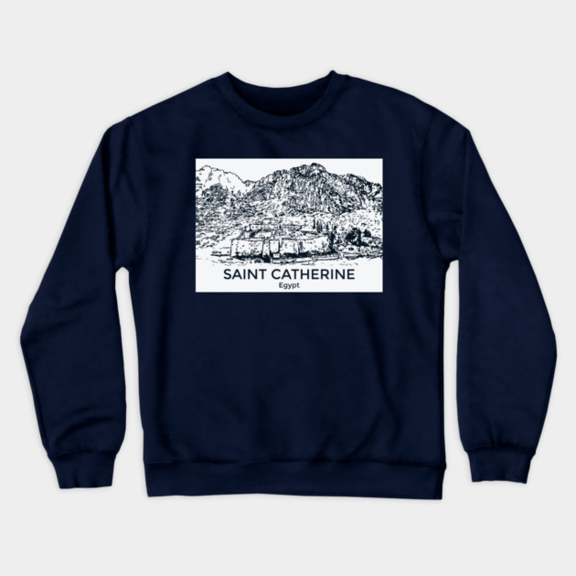 Saint Catherine - Egypt Crewneck Sweatshirt by Lakeric