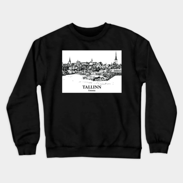 Tallinn - Estonia Crewneck Sweatshirt by Lakeric