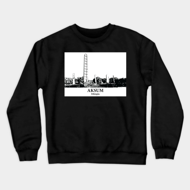 Aksum - Ethiopia Crewneck Sweatshirt by Lakeric