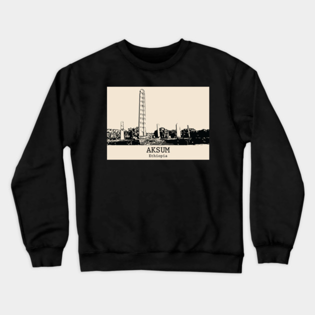 Aksum - Ethiopia Crewneck Sweatshirt by Lakeric