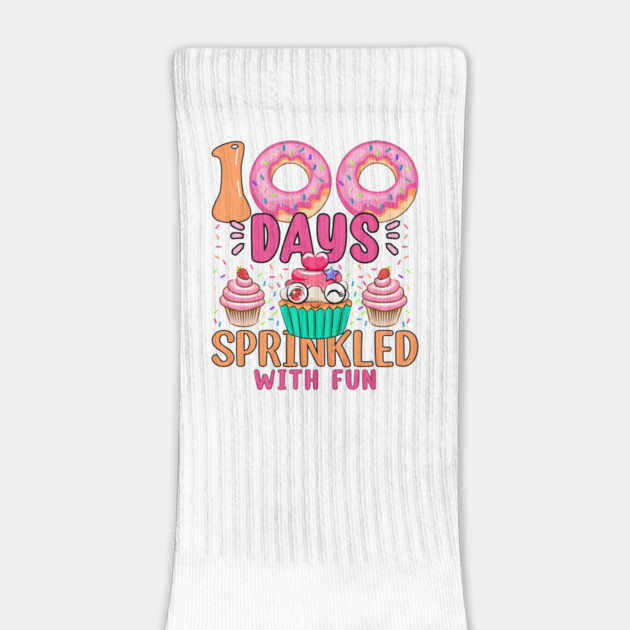 100 Days Sprinkled With Fun Cupcake 100th Day Of School by ArtistTee ⭐⭐⭐⭐⭐