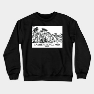 Awash National Park - Ethiopia Crewneck Sweatshirt