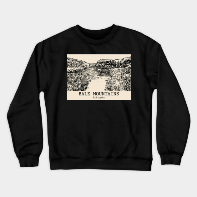 Bale Mountains - Ethiopia Crewneck Sweatshirt by Lakeric