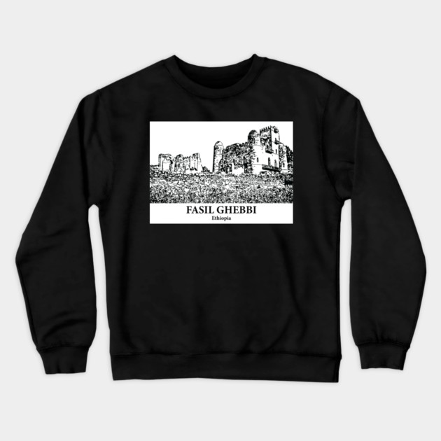 Fasil Ghebbi - Ethiopia Crewneck Sweatshirt by Lakeric
