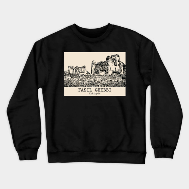 Fasil Ghebbi - Ethiopia Crewneck Sweatshirt by Lakeric