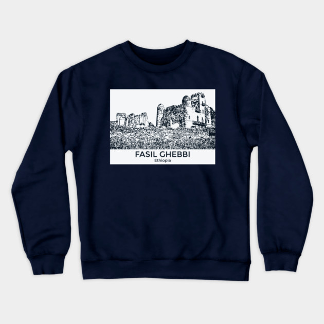 Fasil Ghebbi - Ethiopia Crewneck Sweatshirt by Lakeric