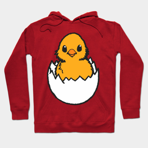 Hatching Chick Hoodie by DonWillisJrArt