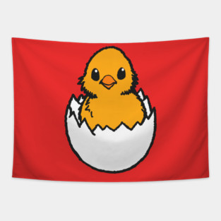 Hatching Chick Tapestry