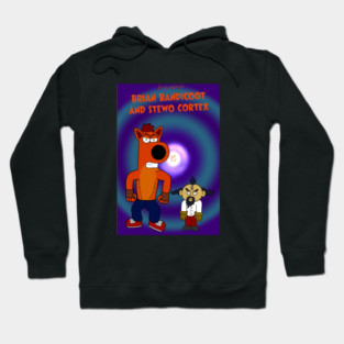 Brian Bandicoot and Stewo Cortex Hoodie