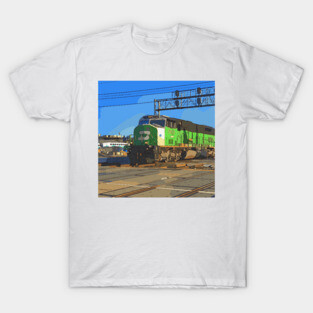 Burlington Northern Train Locomotive T-Shirt