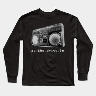 At the Drive-In Retro Boombox Long Sleeve T-Shirt