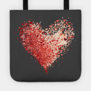 Valentines Day Heart Tote
