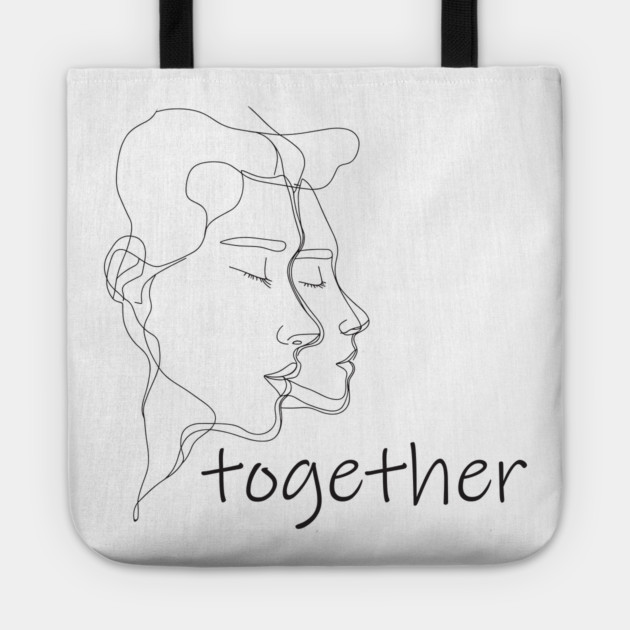Valentines Day Together Forever Tote by Vinokurio