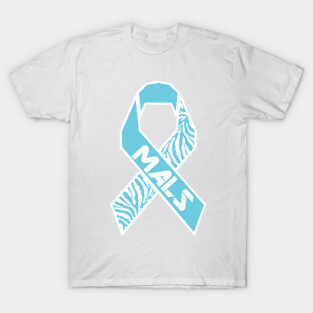 Median Arcuate Ligament Syndrome MALS Ribbon (Large & Tech) T-Shirt