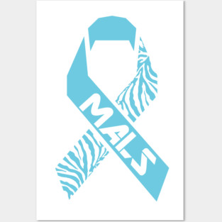 Median Arcuate Ligament Syndrome MALS Ribbon (Large & Tech) Posters and Art