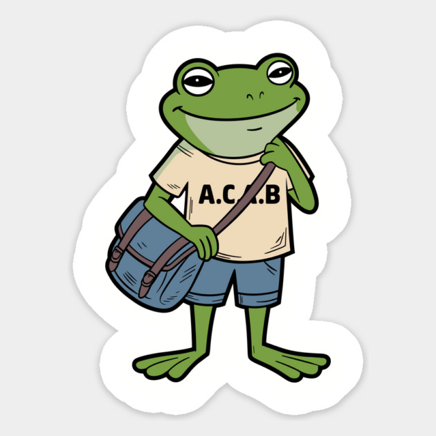 Humorous ACAB Rebel Protest Magnet by Anticorporati