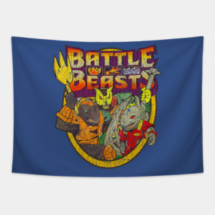 Battle Beasts // 1986 Vintage Tapestry