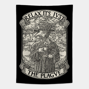 The Chillest Plague Doctor Tapestry